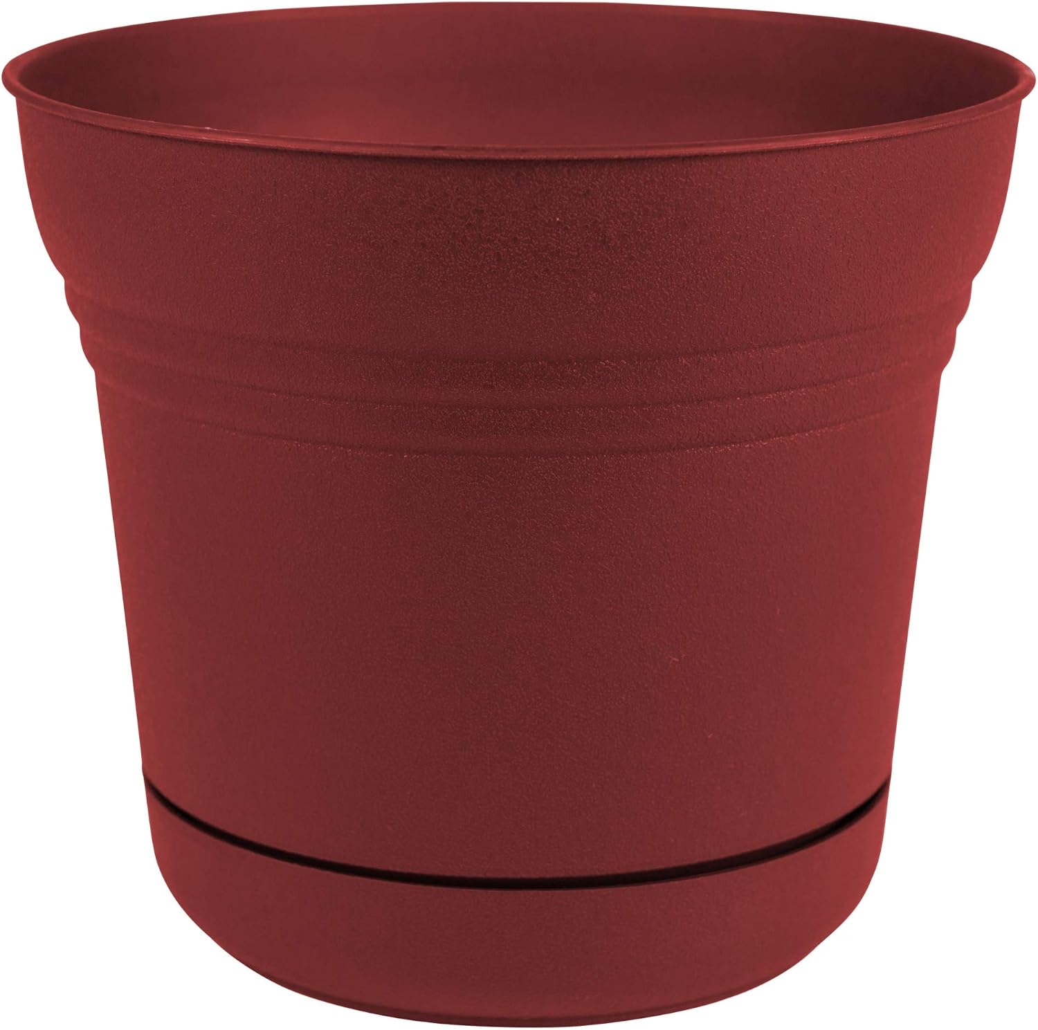 Bloem Saturn Planter with Saucer, 10", Calypso (SP1027)