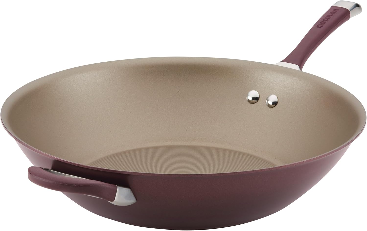 Circulon Symmetry Hard Anodized Nonstick Induction Frying Pan, 8.5-Inch Fry Pan, Black