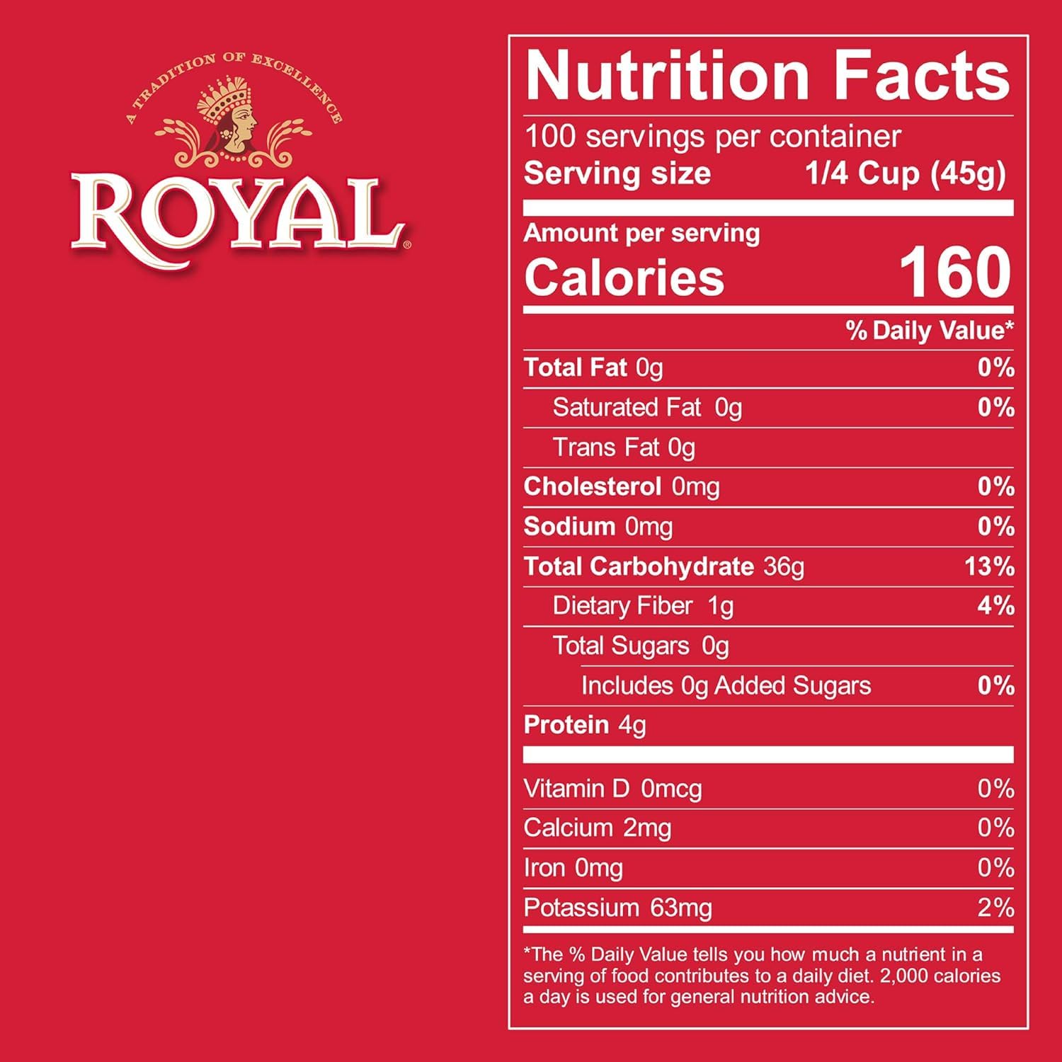 Royal Chef's Secret Basmati White Rice - 10 lb Bag | Premium Extra Long Grain Rice - Perfect for Biryanis, Pilafs, Pulao & Curries - Cook in Microwave or on Stove Top
