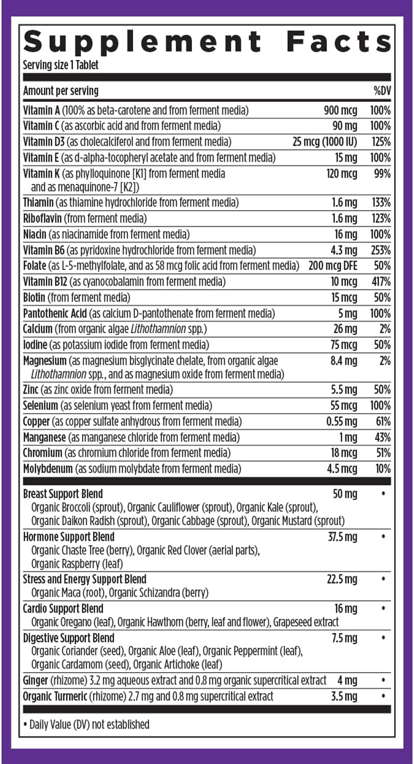 New Chapter Every Woman’s One Daily 40+ - Multivitamin for Women - Supports Immune, Bone, Hormone & Cellular Energy Health* - Non-GMO, Gluten Free, Dairy Free, Vegetarian & Kosher - 96 Tablets