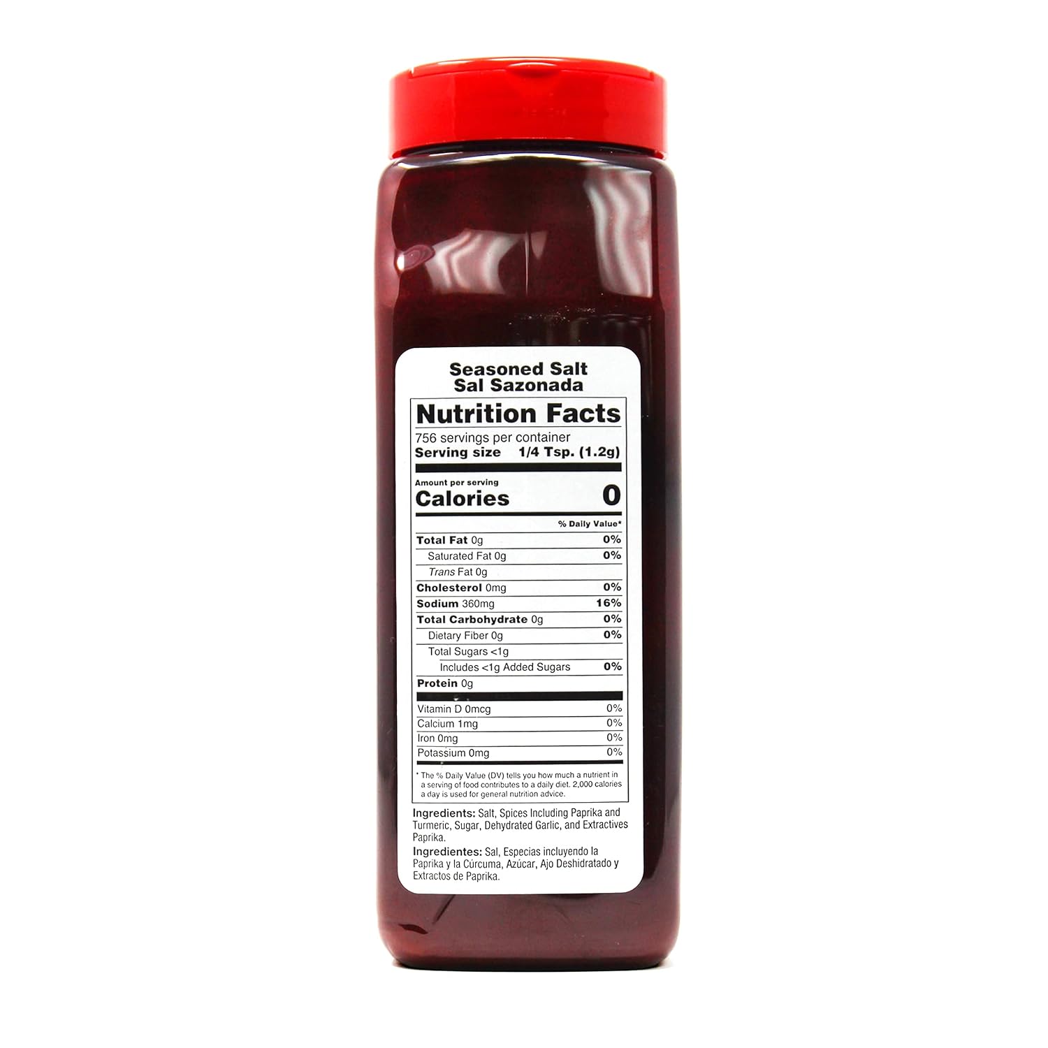 Badia Seasoned Salt, 2 lbs - Savory Blend of Salt, Herbs and Spices | A savory blend of salt, herbs and spices designed to enhance the flavor of meats, poultry, seafood, and vegetables