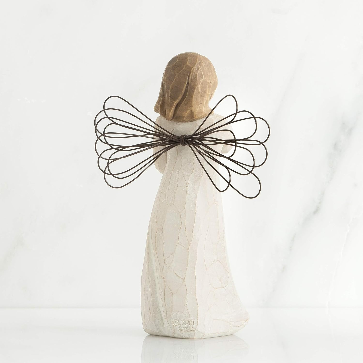 Willow Tree Angel of The Spirit, Sculpted Hand-Painted Figure | Hand-Painted Angel Figurine, Celebrating Friendship, Nature and Everyday Blessings, Sculpted by Artist Susan Lordi