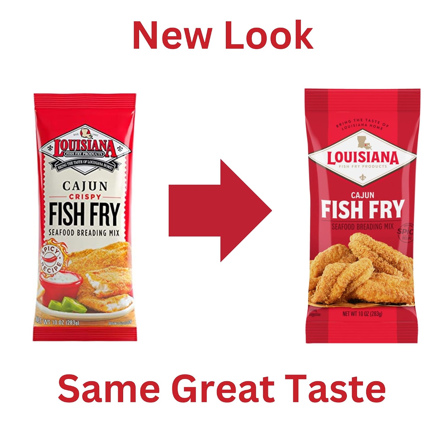 Louisiana Fish Fry Seafood Breading Variety - Pack of 4