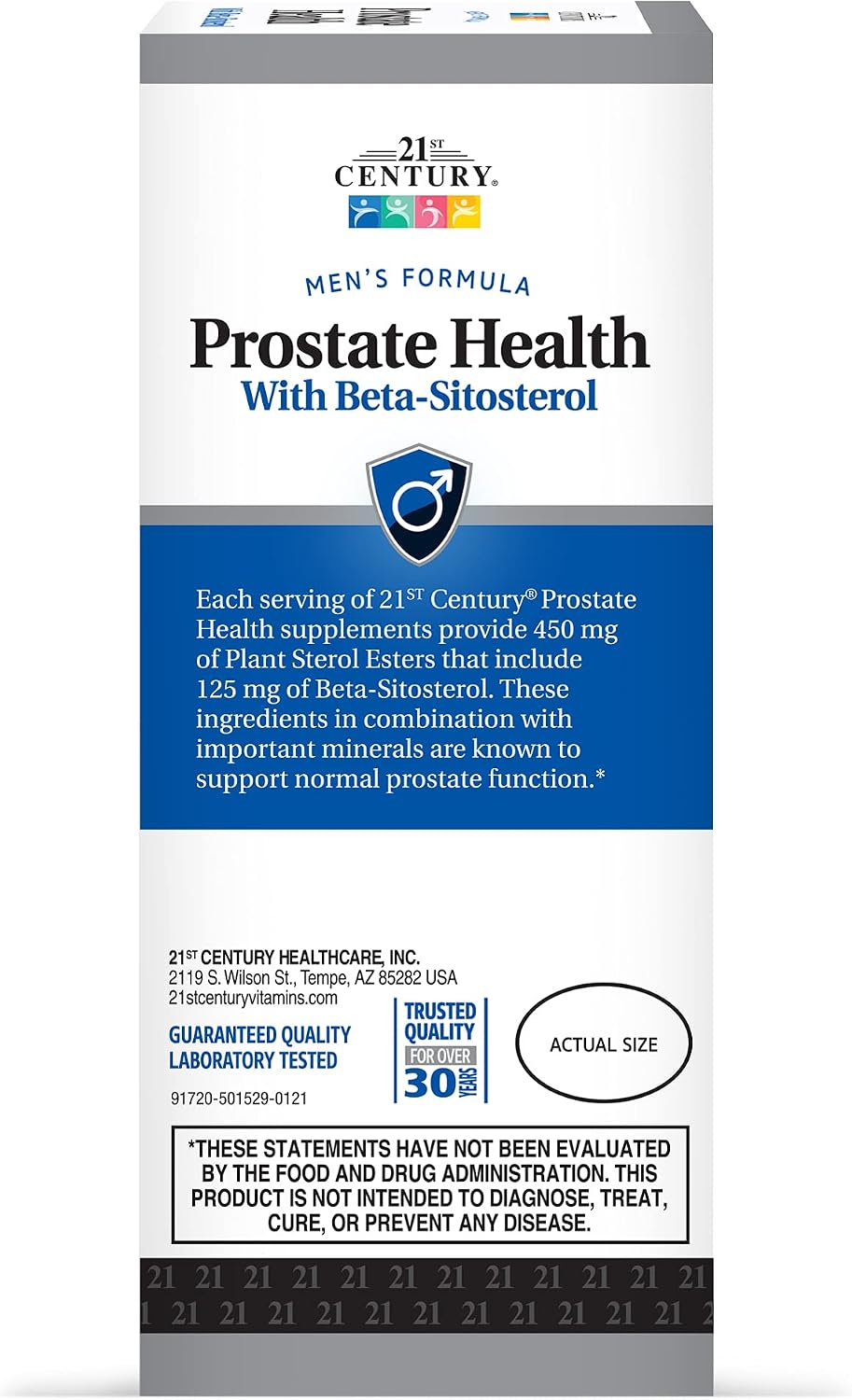 21st Century Prostate Health with Beta-Sitosterol 125mg