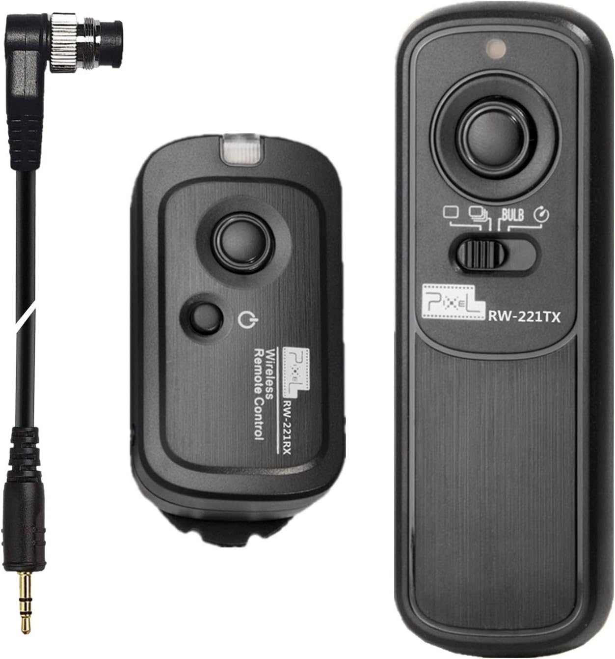 Pixel Camera Remote Shutter Release RW-DC0 for Nikon Wireless 2.4GHz 262ft | For Nikon Z8 Z9 D3 D4 D5 D800 D850 D800E D810A D810 D700 D500 D300 D300s D200 F100 F90 F90X F6 F5 D1X D2H MC-30A MC-36A