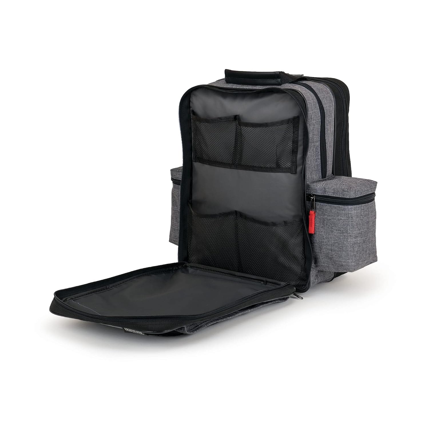 21st Century Plus Home Care Backpack: Waterproof 600D, Ergonomic Straps, Lockable Zippers - Laptop Sleeve & Mesh Pockets, 11.5"x9"x16", Navy