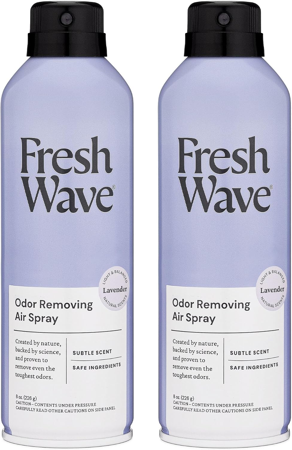 Fresh Wave Original Room and Fabric Air Freshener Spray, 2-Pk, 8 oz | Plant-based formula, Pet-safe and people-safe, Fabric and room deodorizer , For upholstery, carpets, shoes, and pet bedding