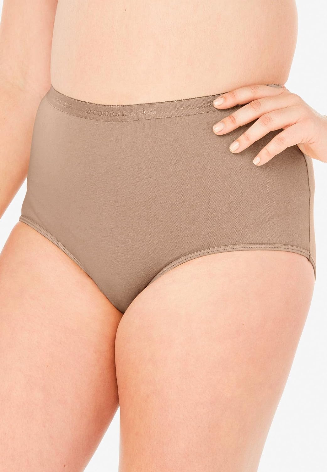 Comfort Choice Full Coverage Cotton Brief 10-Pack