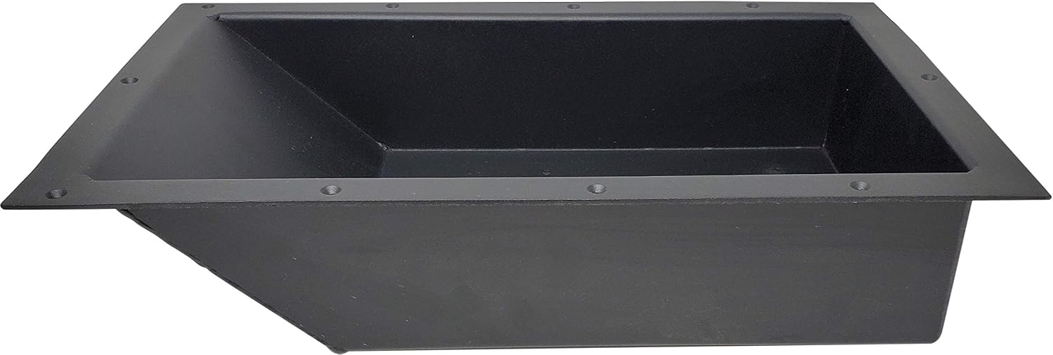 R&R Design Recessed Easy Boat Trolling Motor Pan, Powder Coated Aluminum Foot Pedal Control Tray