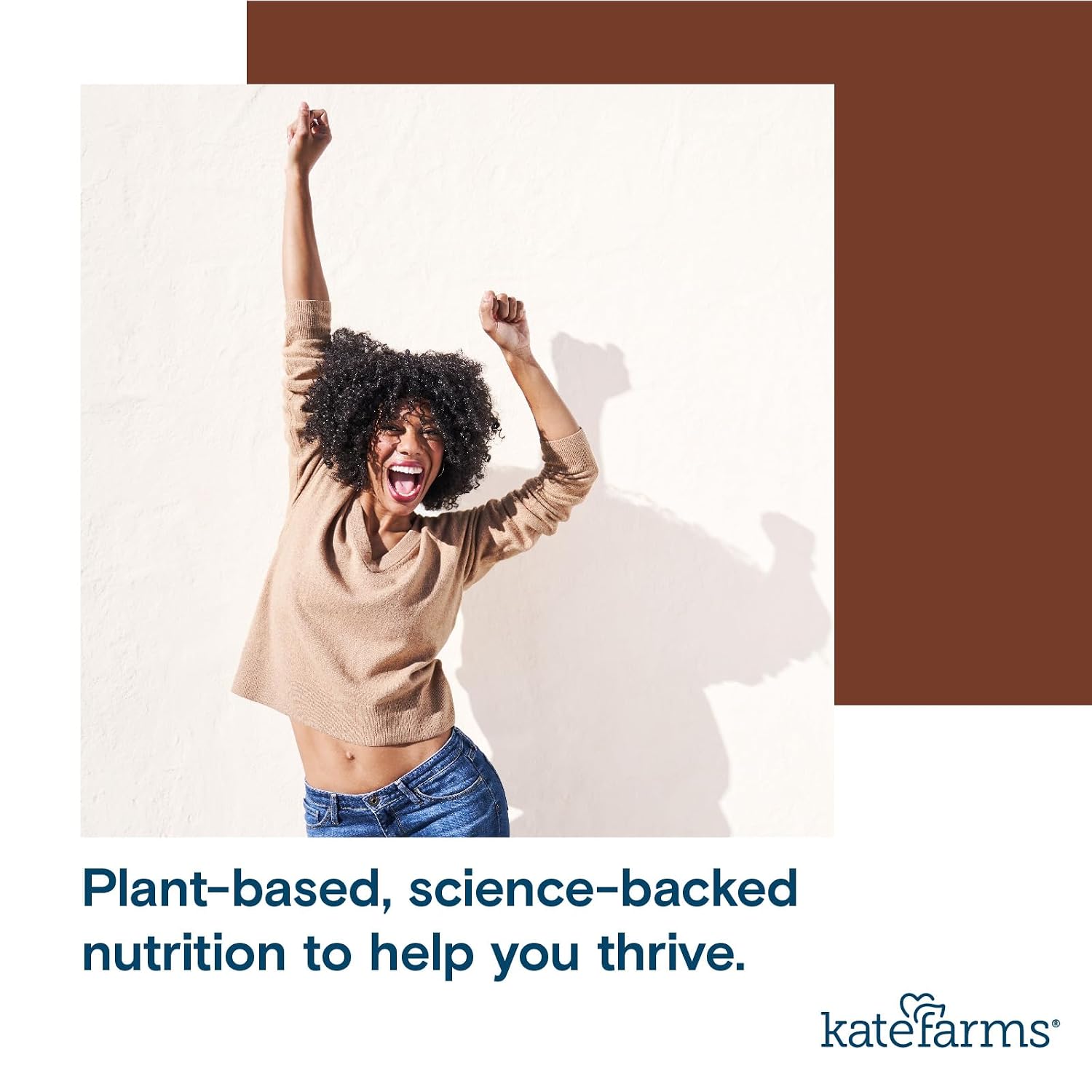 KATE FARMS Organic Nutrition Shake, Chocolate, 16g Protein, 12 Pack