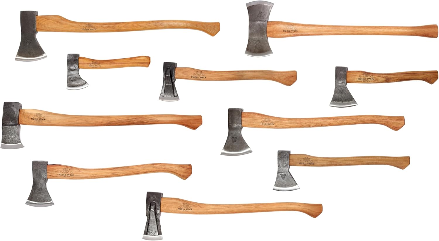 1844 Helko Werk Germany Traditional Hessen Woodworker Felling Axe (13563) | Made in Germany Hand Forged Felling Axe and Cutting Forest Axe for Felling Trees Head 2-3/4 lbs, Handle 28 inches
