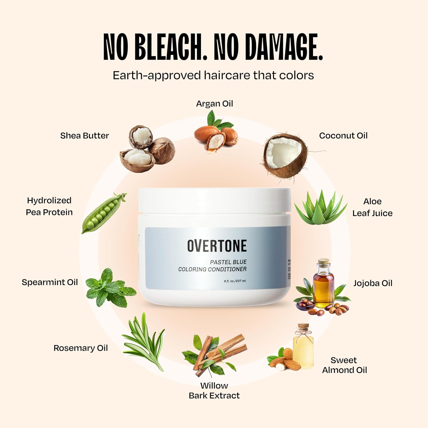 oVertone® Color Depositing Treatment Hair Mask, Desert Rose, 8 oz