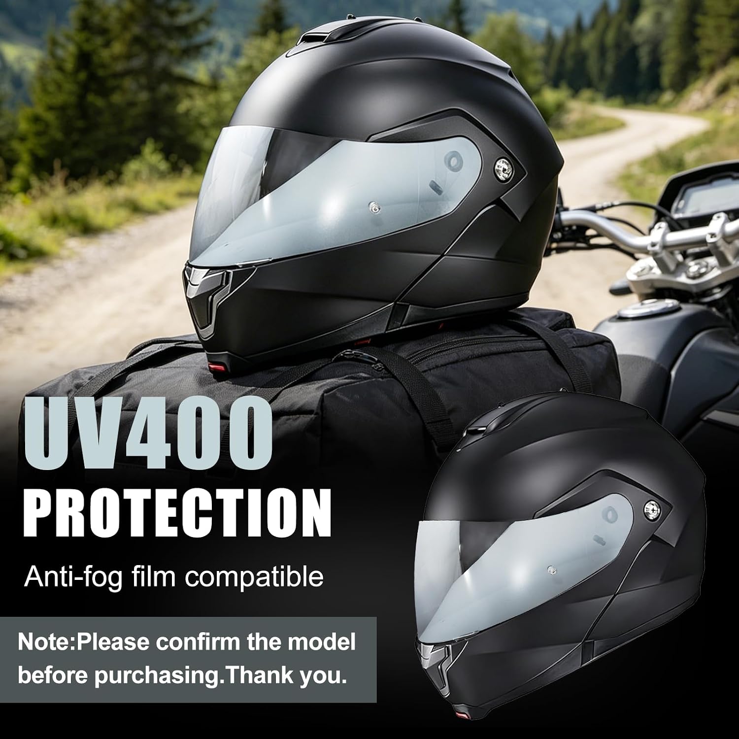 VCOROS C91 Helmet Shield for HJ-17 C90 C91N CL-MAX 2 IS-MAX BT SY-MAX 3 | UV400 Protection,Tinted Face Shield for HJ-17 C90 C91N CL-MAX 2 IS-MAX BT SY-MAX 3 IS-MAX 2 CL-MAX 3 Visor Replacement