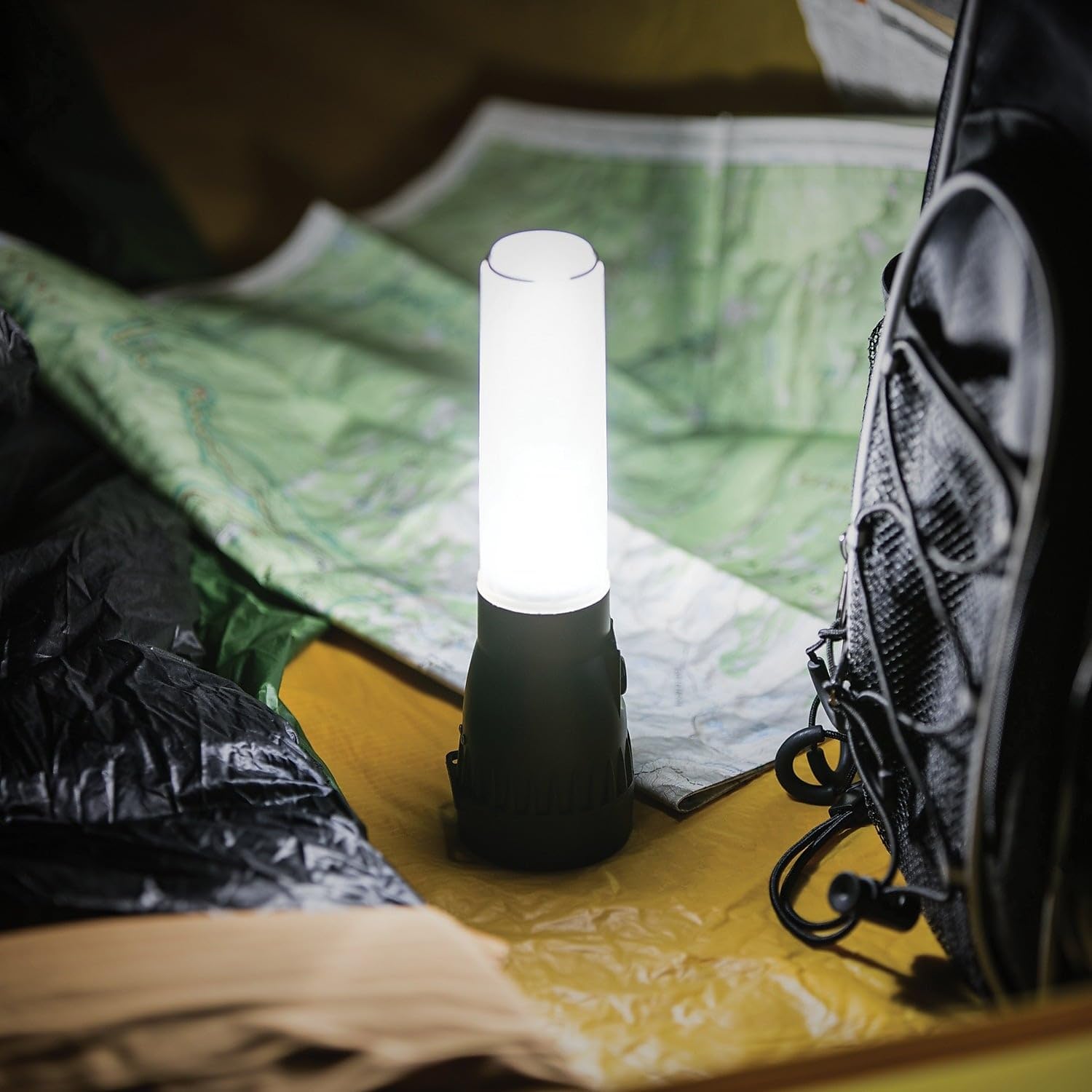 Life+Gear AR-TECH Stormproof Floating Flashlight + Lantern, Black ,200 Lumens