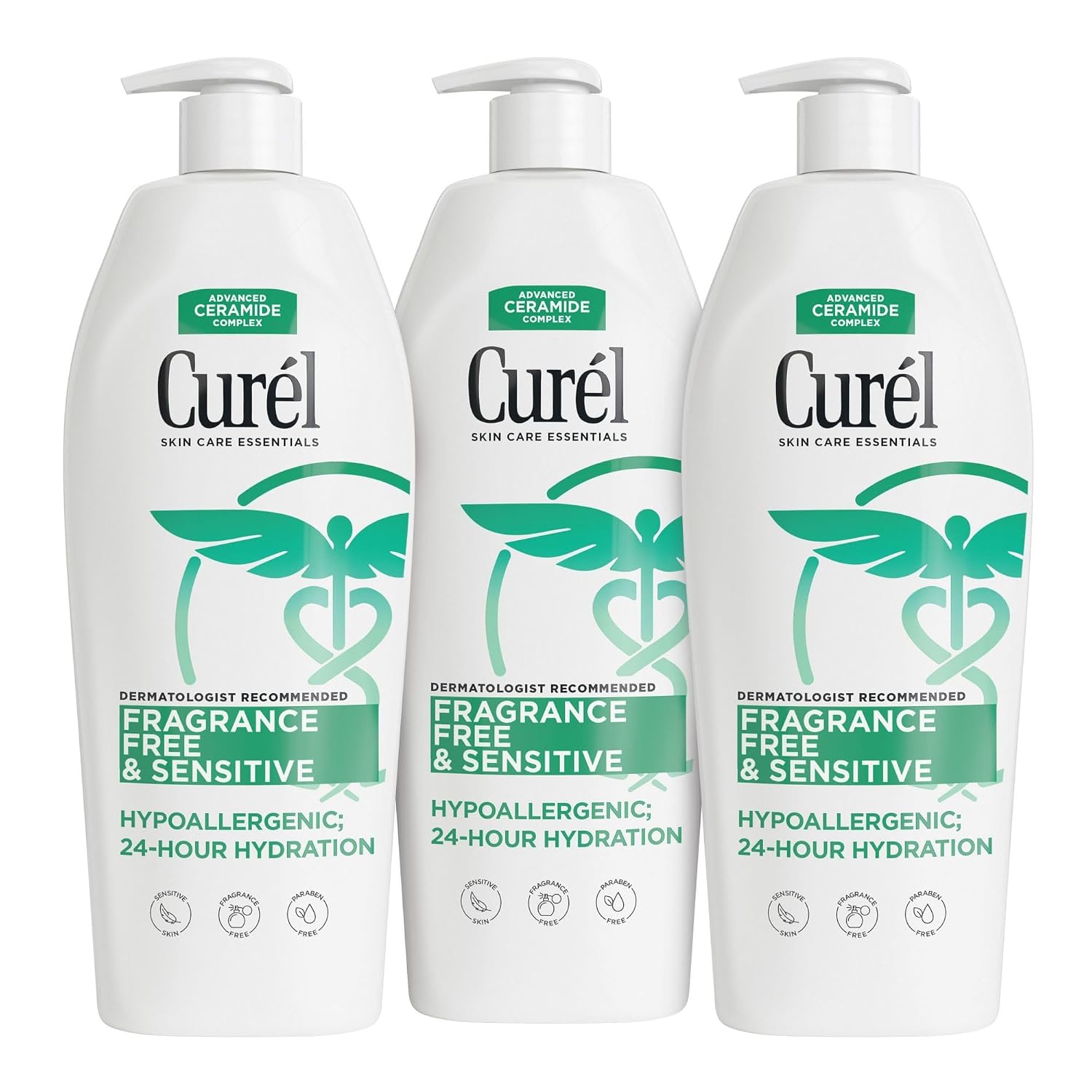 Curel Fragrance Free Comforting Body Lotion, Body and Hand Moisturizer for Dry, Sensitive Skin, 13 Ounce, with Advanced Ceramide Complex, Repairs Moisture Barrier | Non-Greasy Formula, Ceramide Moisturizer, Relieves Itchy Irritated Skin, Fragrance Free,…