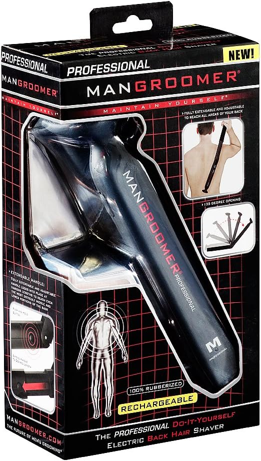 MANGROOMER - PROFESSIONAL Do-It-Yourself Electric Back Hair Shaver