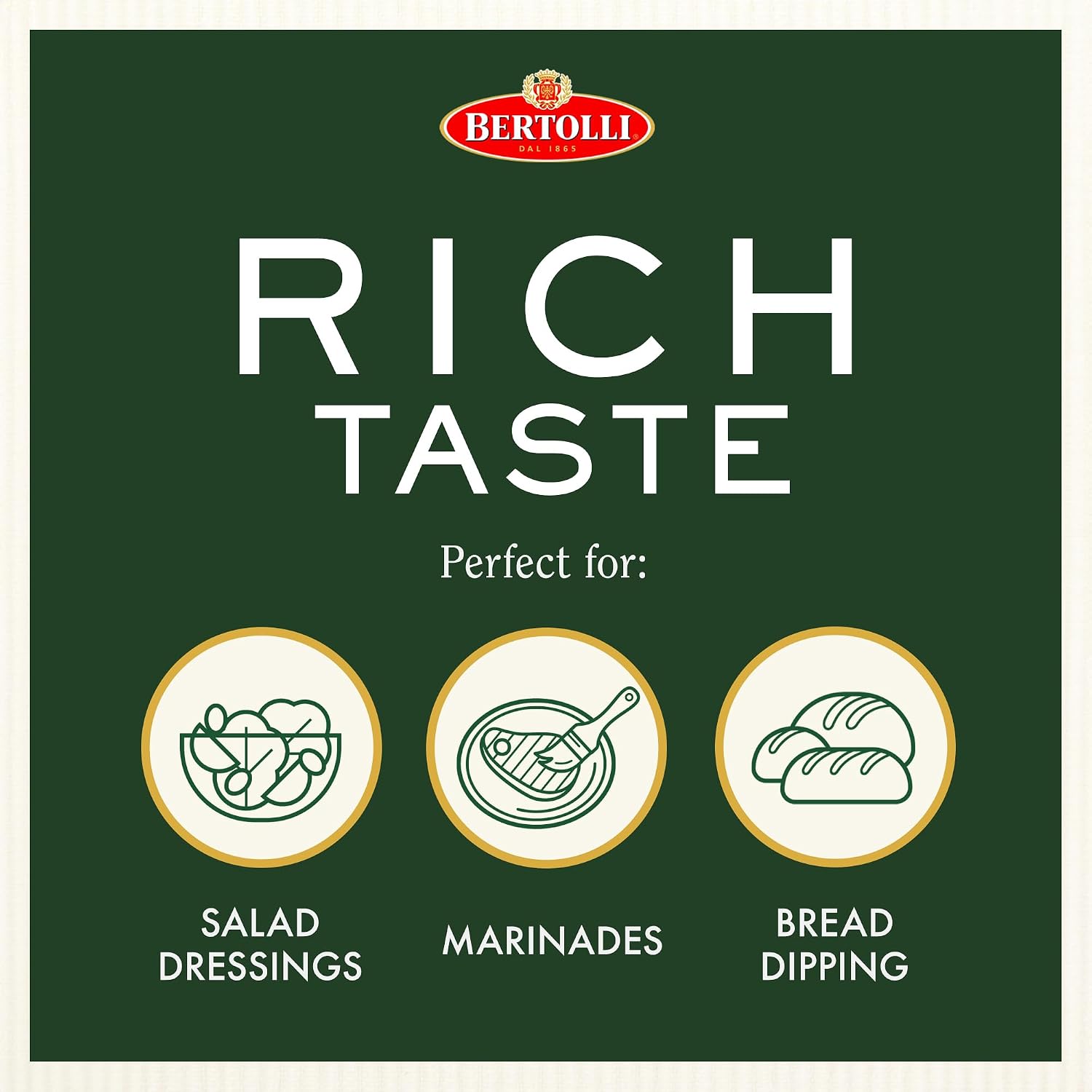 Bertolli Extra Virgin Olive Oil, Rich Taste, First Cold Pressed, 16.9 fl oz