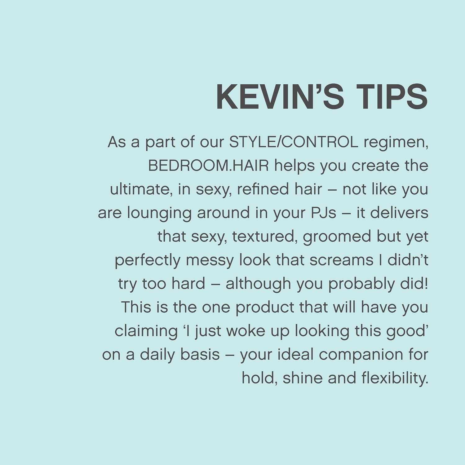 Kevin Murphy Bedroom Hair Flexible Texturising Hairspray, 7.9 Ounce
