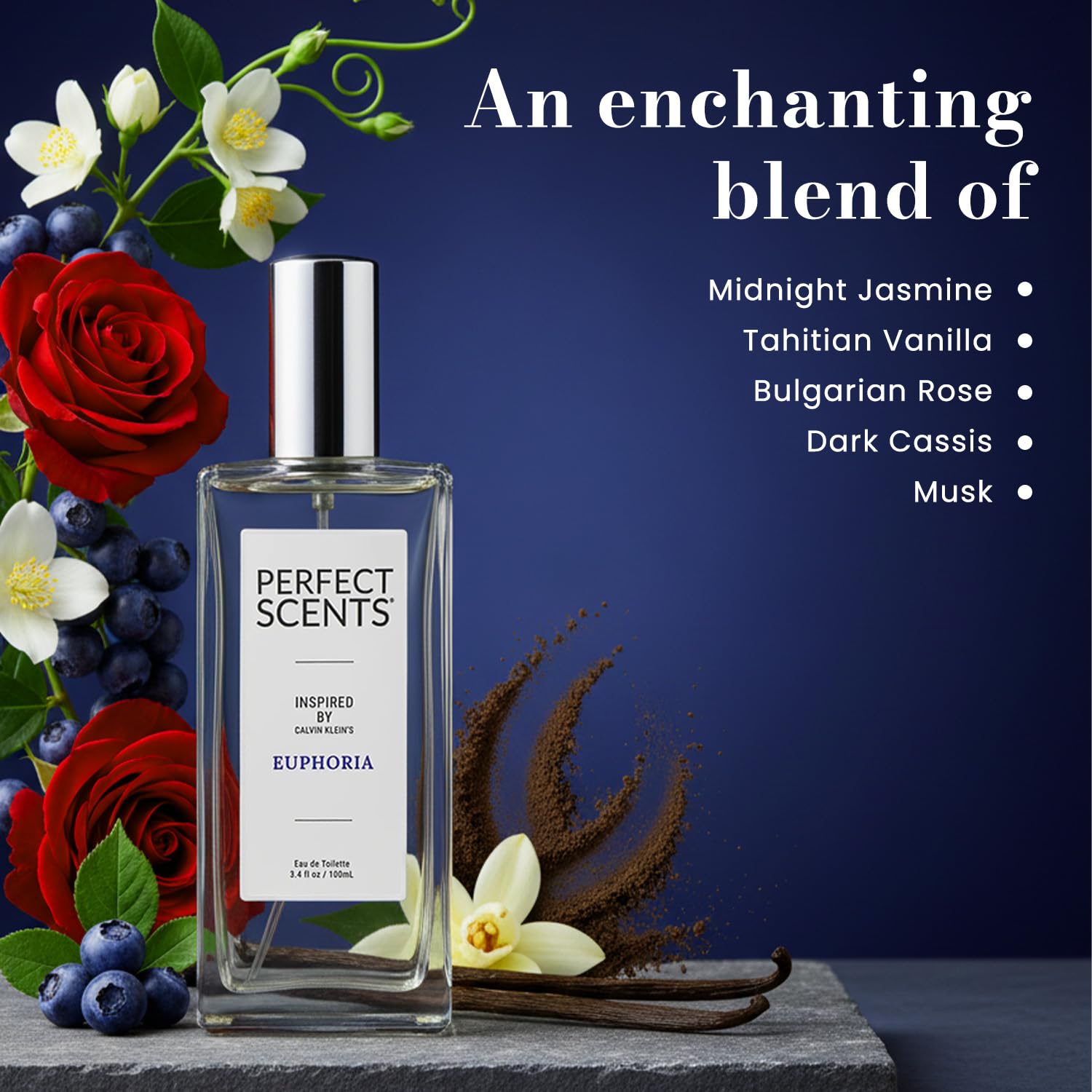 Perfect Scents Fragrances, Inspired by Juicy Couture's Juicy Couture, Women’s Eau de Toilette, Vegan, Paraben-Free, Phthalate-Free, Never Tested on Animals, 2.5 Fluid Ounces