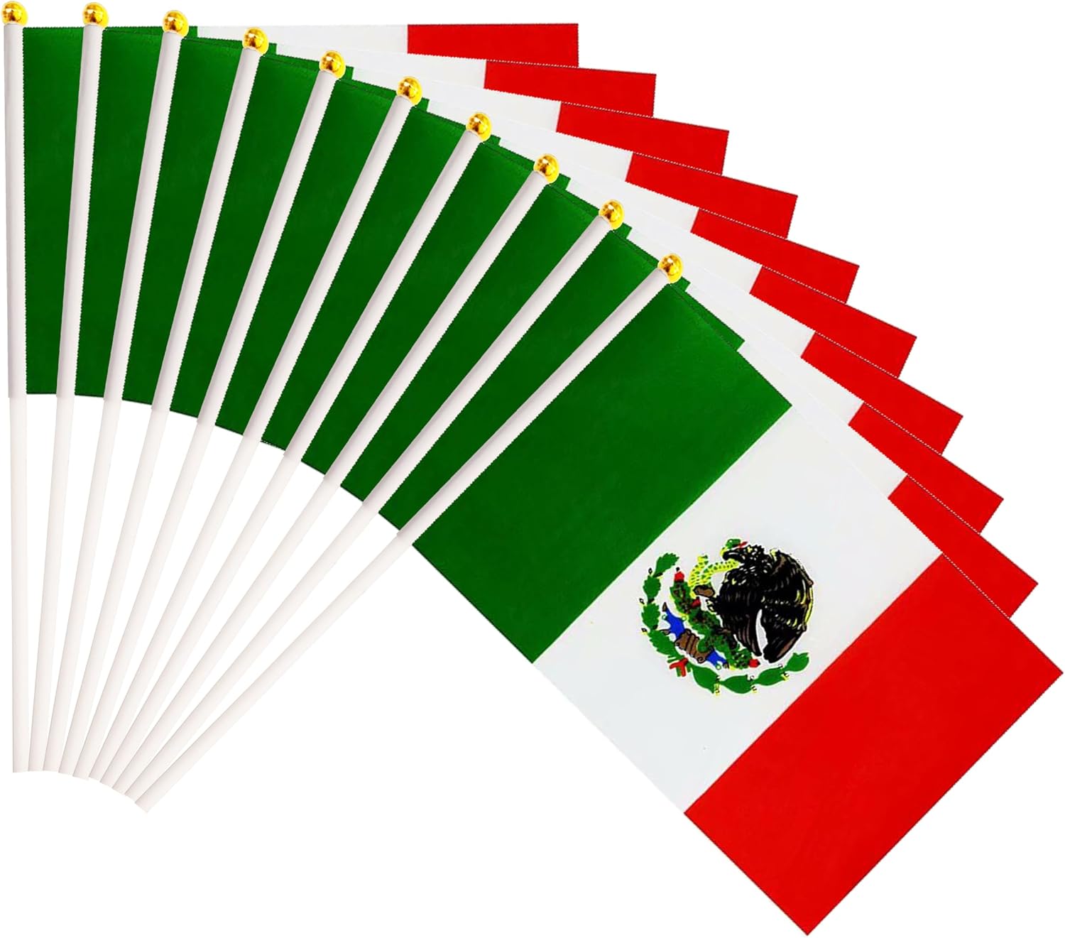 50 Pack Nicaragua Nicaraguan on Stick Flags,Small Mini Hand Held Nicaragua Nicaraguan Flags 5.5x8.3 Inch, Grand Opening, Carnival,Party Events Celebration