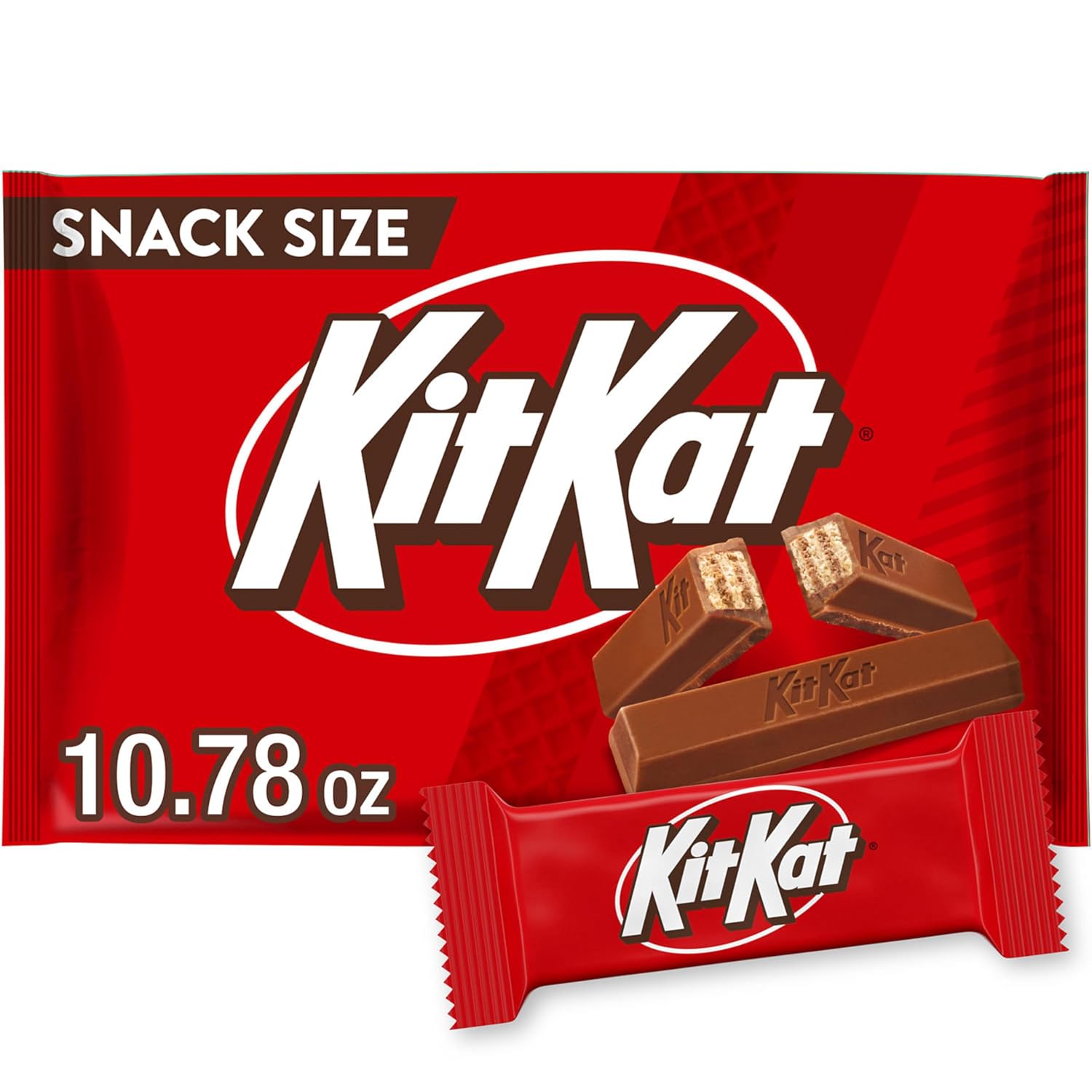 KIT KAT Milk Chocolate Wafer XL, Candy Bar, 4.3 oz (10 Pieces)