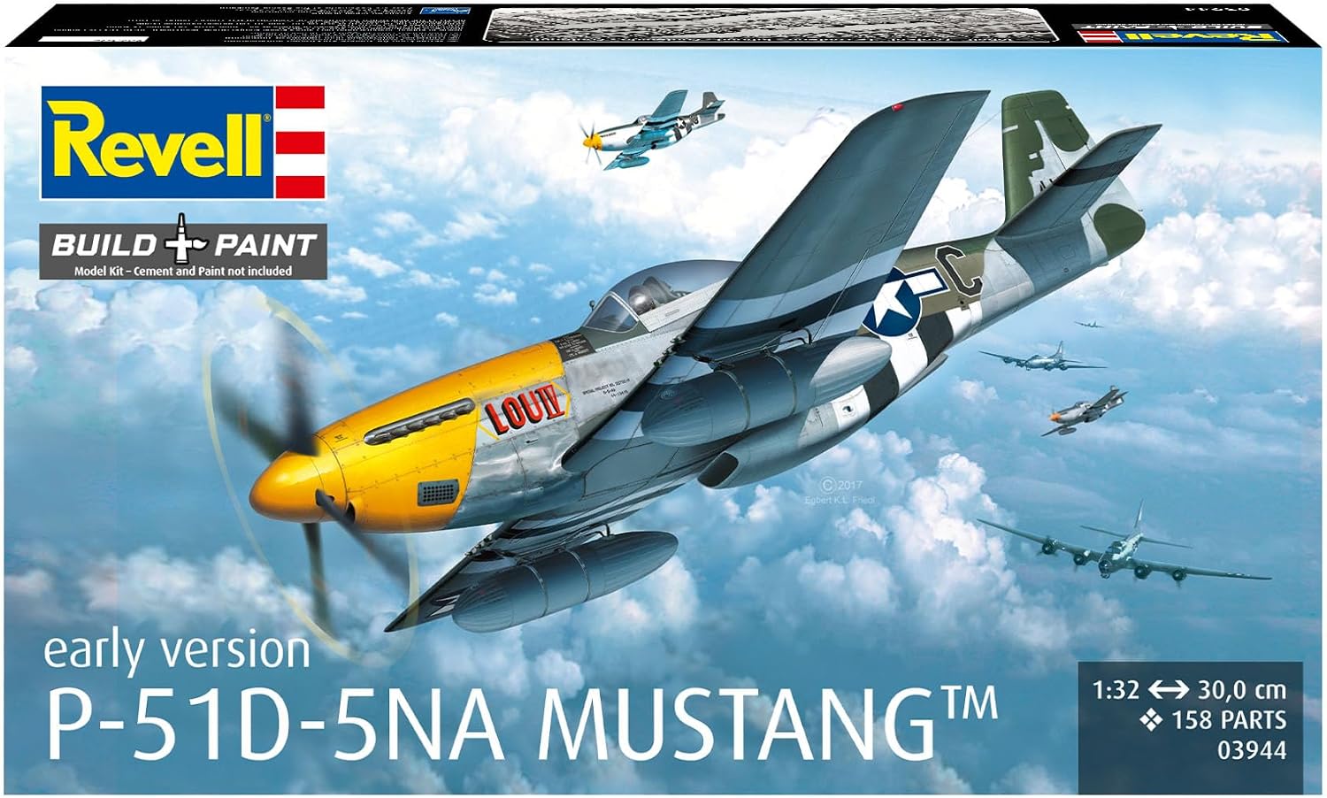 Revell 03944 - P-51D Mustang 1: 32 Scale