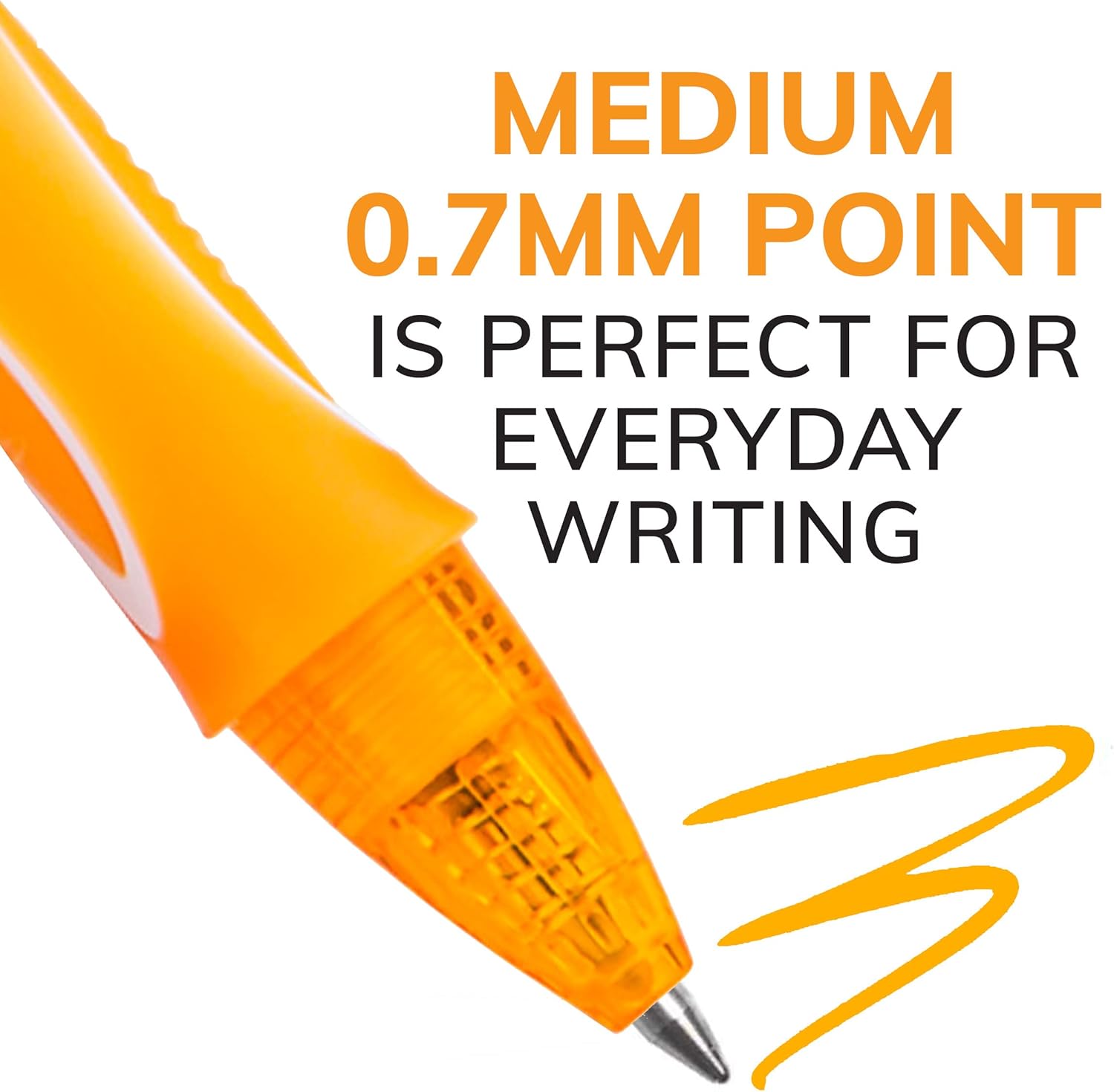 BIC Gelocity Quick Dry Gel Pens, Medium Point, 0.7 mm, 8-Count Pack | Full-Length Comfort Grip, Smudge-Resistant Quick Dry Ink, Ideal for School Supplies and Color-Coding Notes