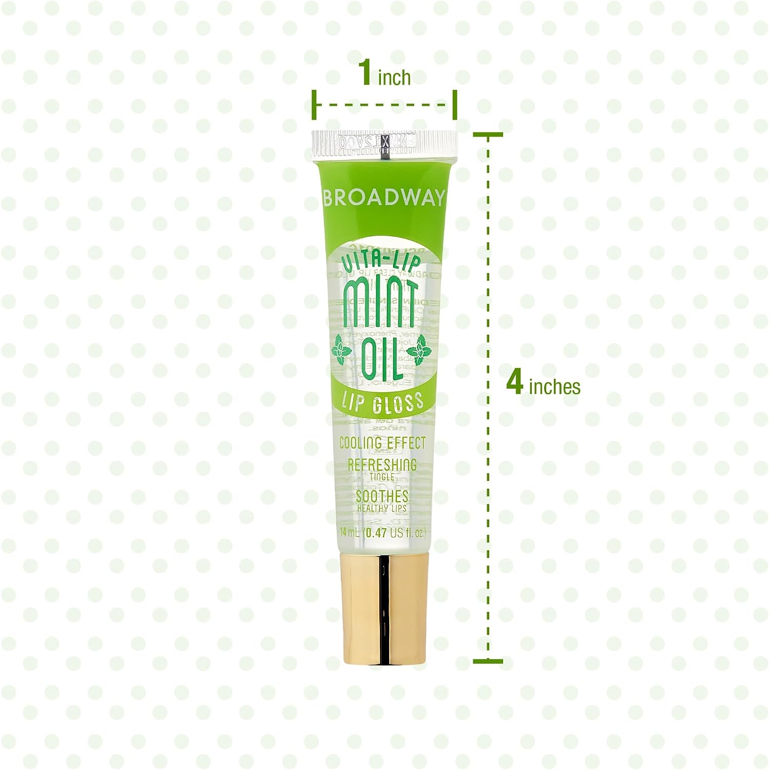 Ruby Kisses Broadway Vita-Lip Clear Lip Gloss (8 Pack), Ultra-Hydrating & Soothing Formula with Vitamins