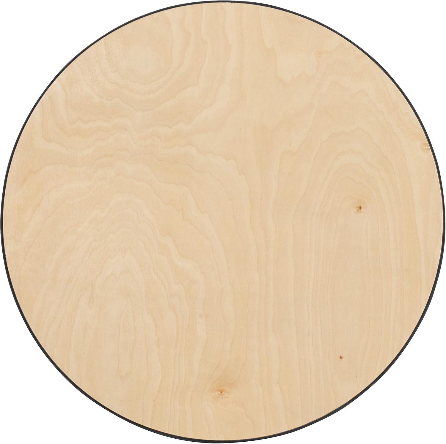 Flash Furniture Lars 24" Round Wood Cocktail Table with 30" and 42" Adjustable Columns, Adjustable Bar Height, for Events or Home Use