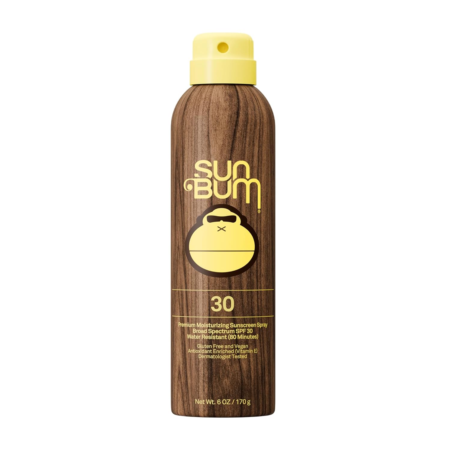 Sun Bum Original SPF 70 Broad Spectrum Sunscreen Body Spray - 6 oz | Moisturizing with Vitamin E, Vegan, Hawaii 104 Act Compliant (Made without Octinoxate & Oxybenzone)
