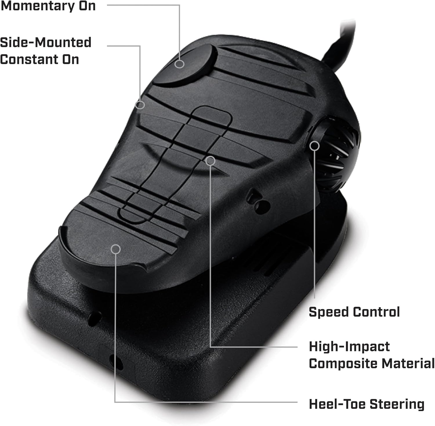 Minn Kota Edge Bow-Mount Electric Trolling Motor with Foot Pedal Control – 45 Lb. Thrust, 45 In. Shaft, Freshwater