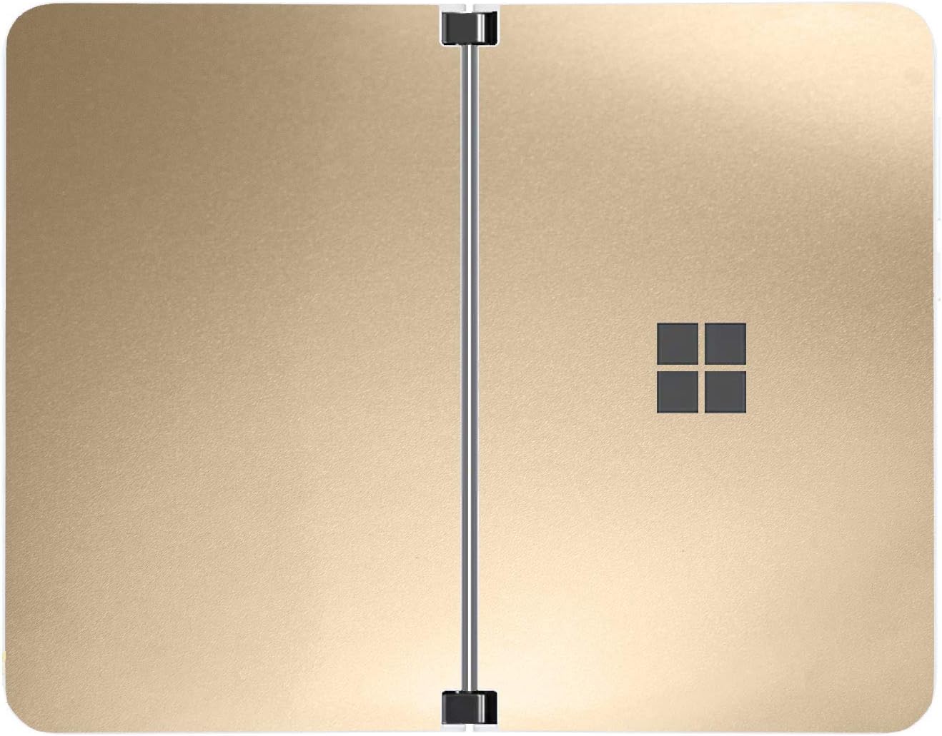SopiGuard Sticker for Surface Duo Phone Edge-to-Edge Precision Vinyl Skin Wrap (Leather Textured)