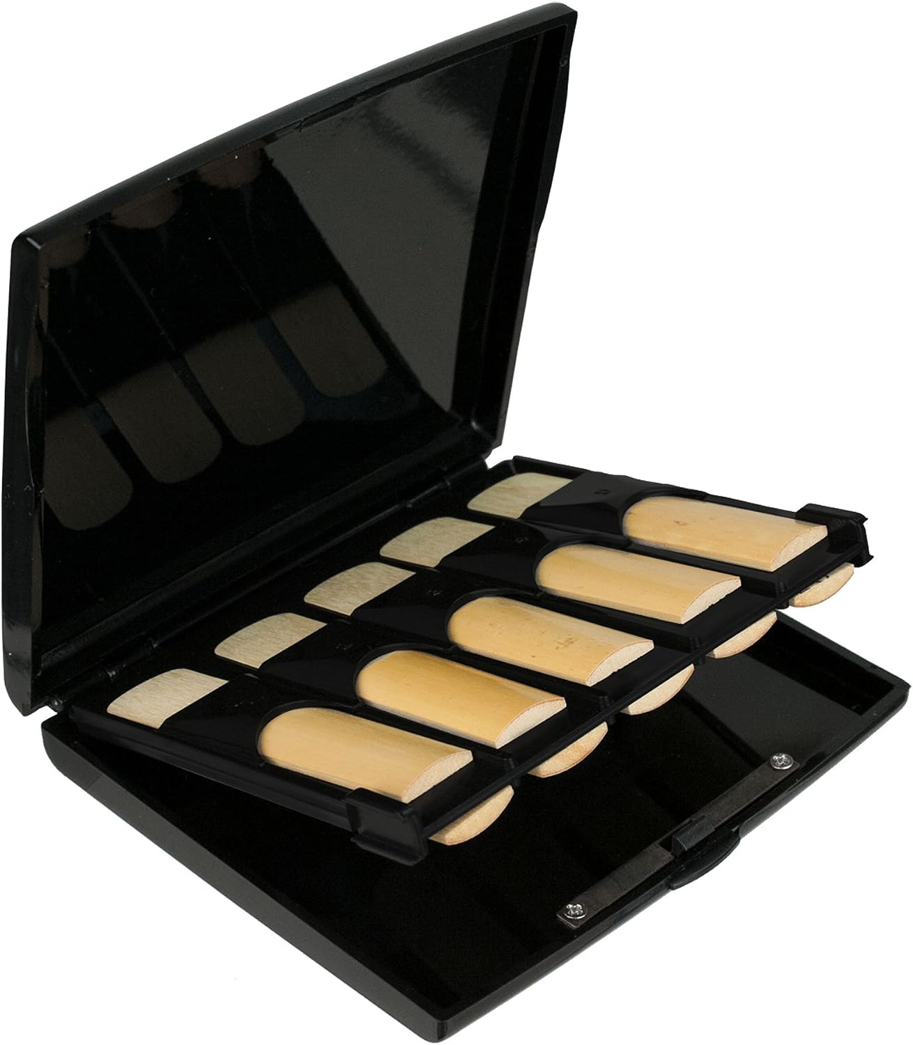 Protec Alto/Tenor Saxophone 10-Count Reed Case, Black, Model A251