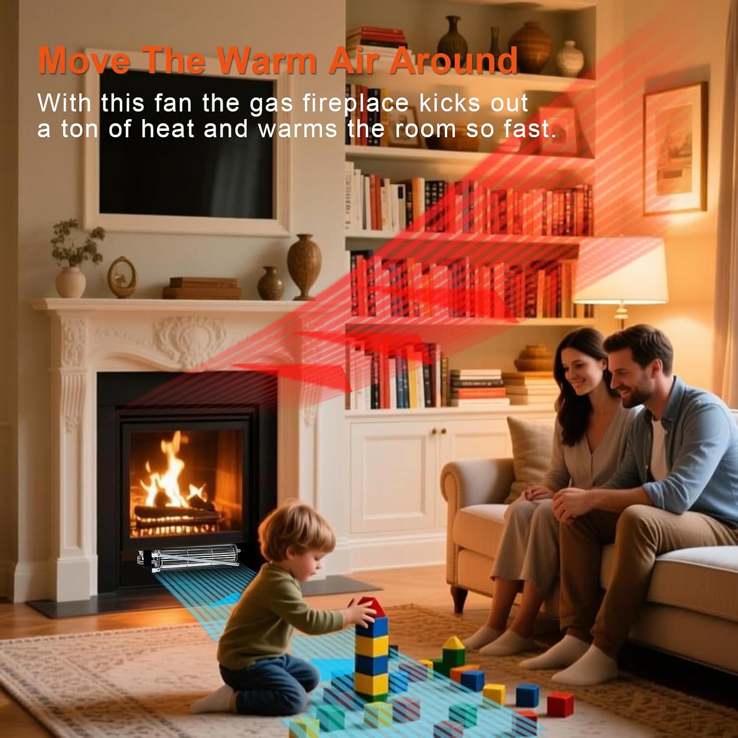 Replacement Fireplace Blower Kit for Heatilator, Majestic, Lennox, Temco Fireplace