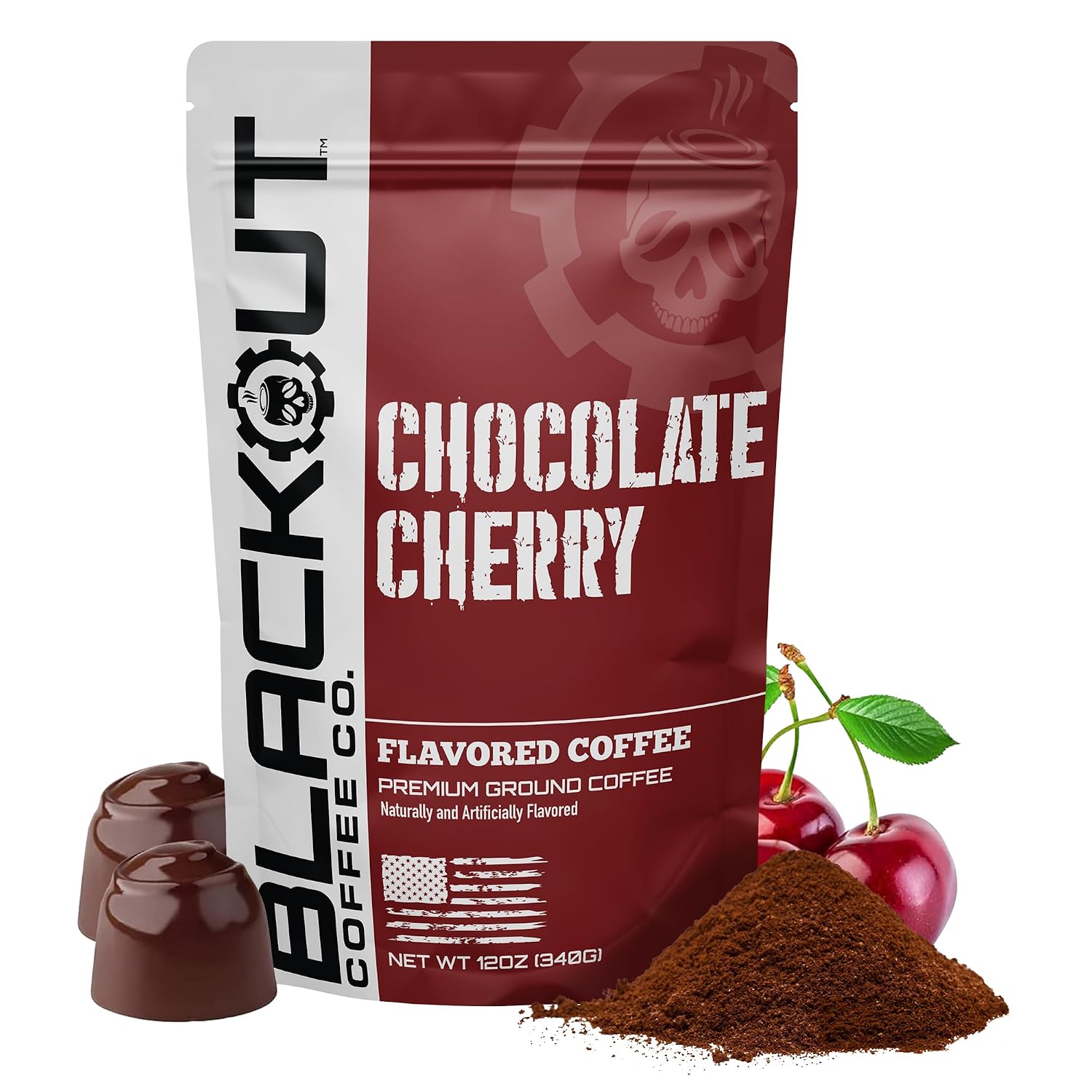 Blackout Coffee Blueberry Crumble Ground Coffee, Medium Roast, 12 oz