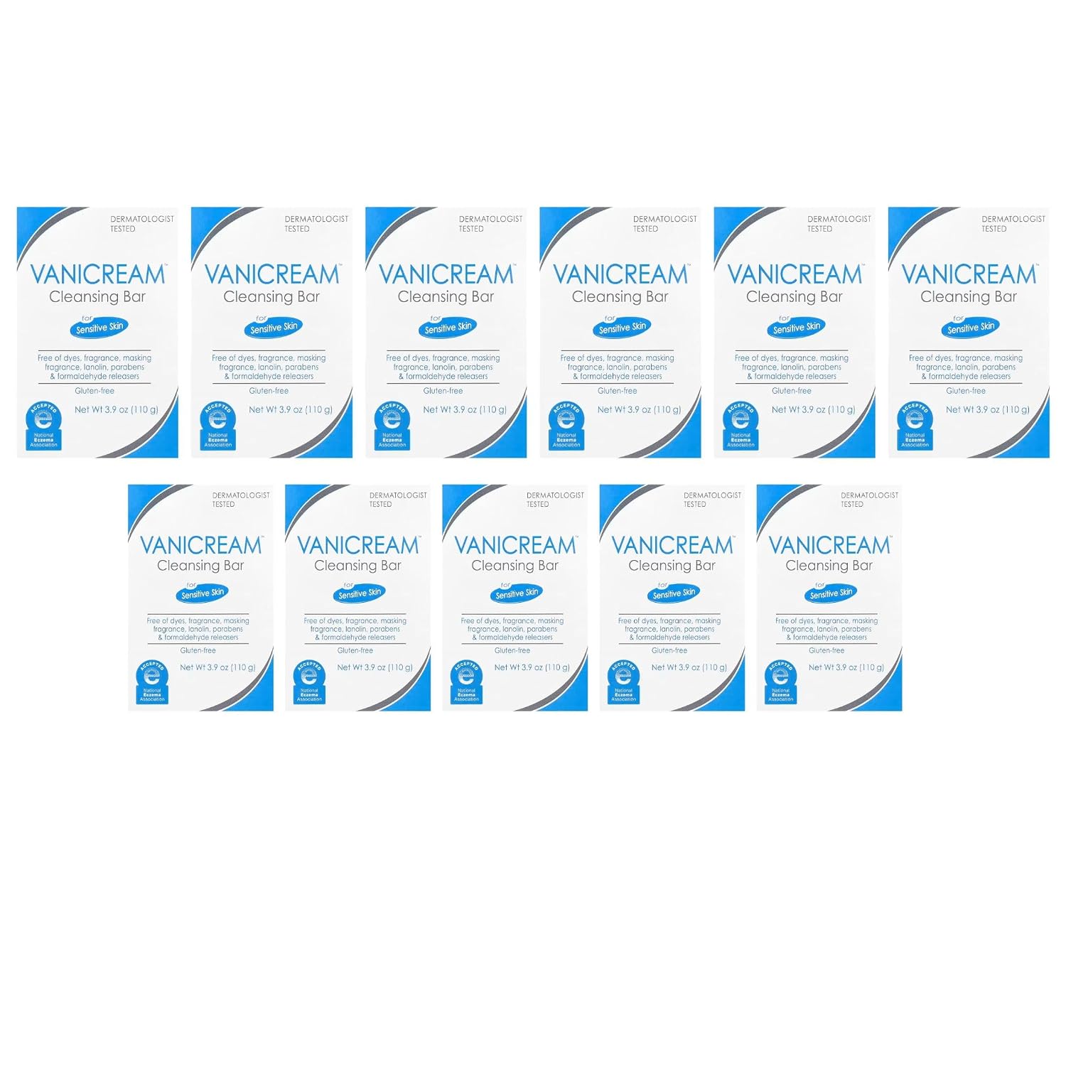 Pharmaceutical Specialties Vanicream Cleansing Bar 3.9 oz (Pack of 5)