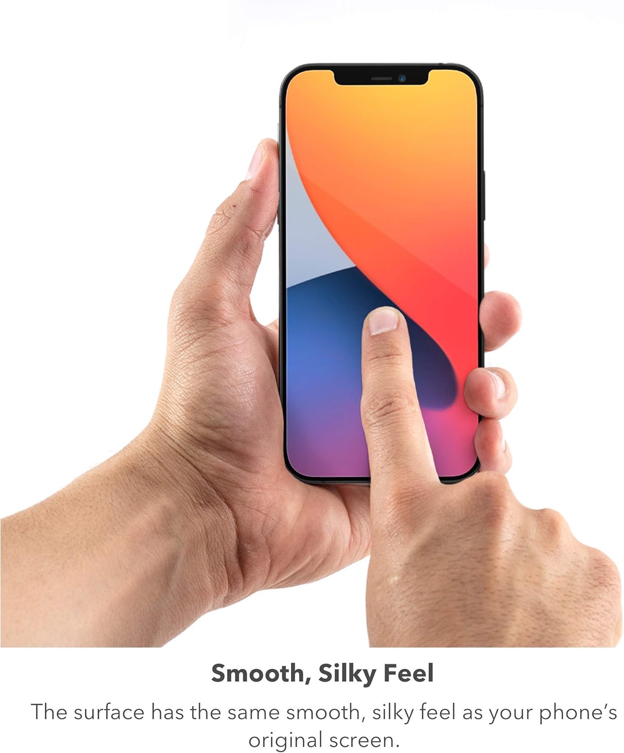 ZAGG Glass Elite VisionGuard+ Screen Protector - iPhone 12 Mini - Impact Protection, Scratch, Fingerprint, Smudge, InvisibleShield, Oil Resistant