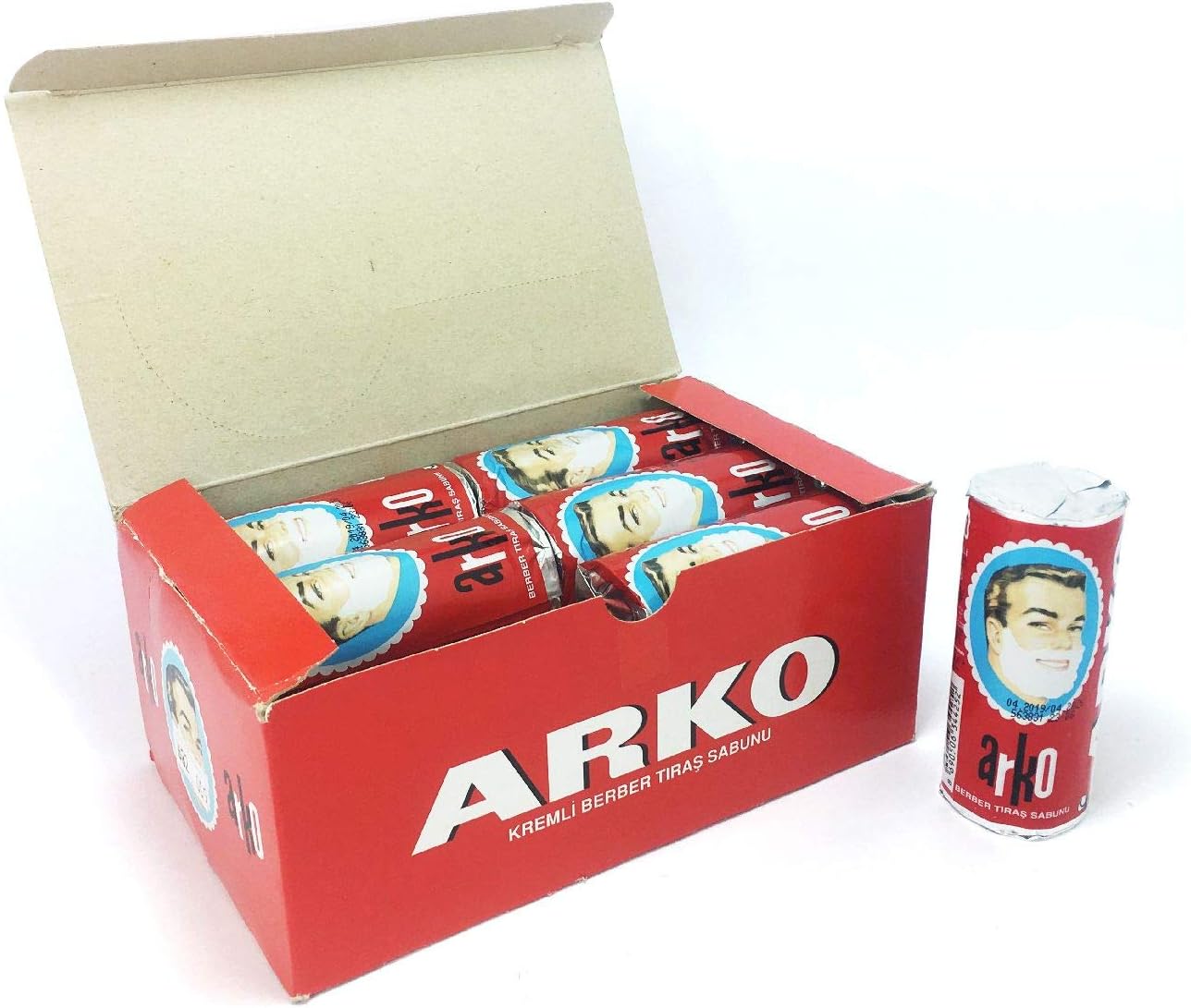 Arko Shaving Soap Stick - 12 Sticks (31.5 oz) by EVYAP