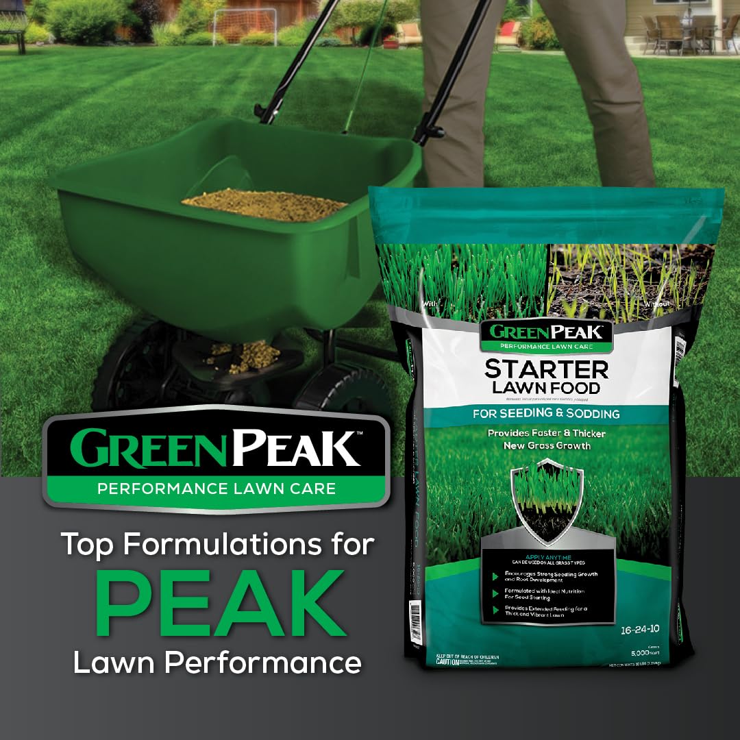 Starter Lawn Food - New Grass Fertilizer, 5,000 sq ft