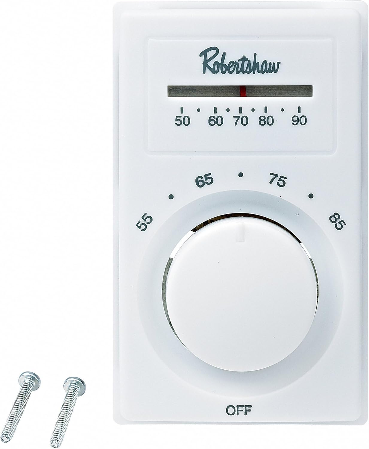 ROBERTSHAW 802 Line Voltage Thermostat with Double-Pole Single-Throw Switch Heat Only