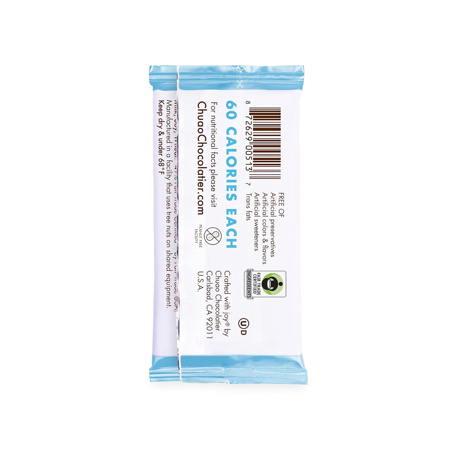Chuao Chocolatier Sweet & Salty Milk Chocolate Mini Bars | Gourmet Sea Salt European No Preservatives | For Gift Baskets, Gifts for Women, Men | 100 Pack