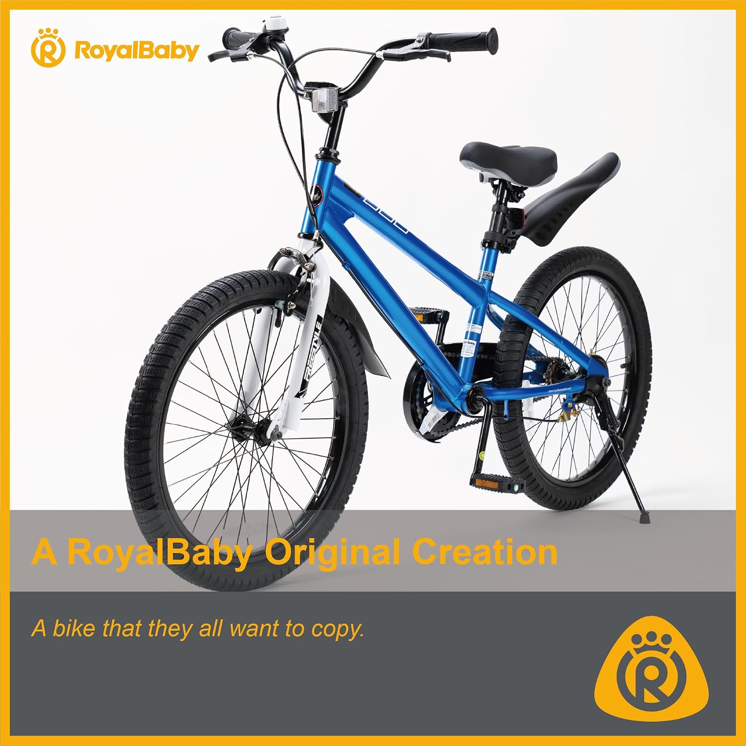 RoyalBaby Freestyle Kids Bike 12 14 16 18 20 Inch Bicycle for Boys Girls Ages 3-10 Years, Multiple Color Options