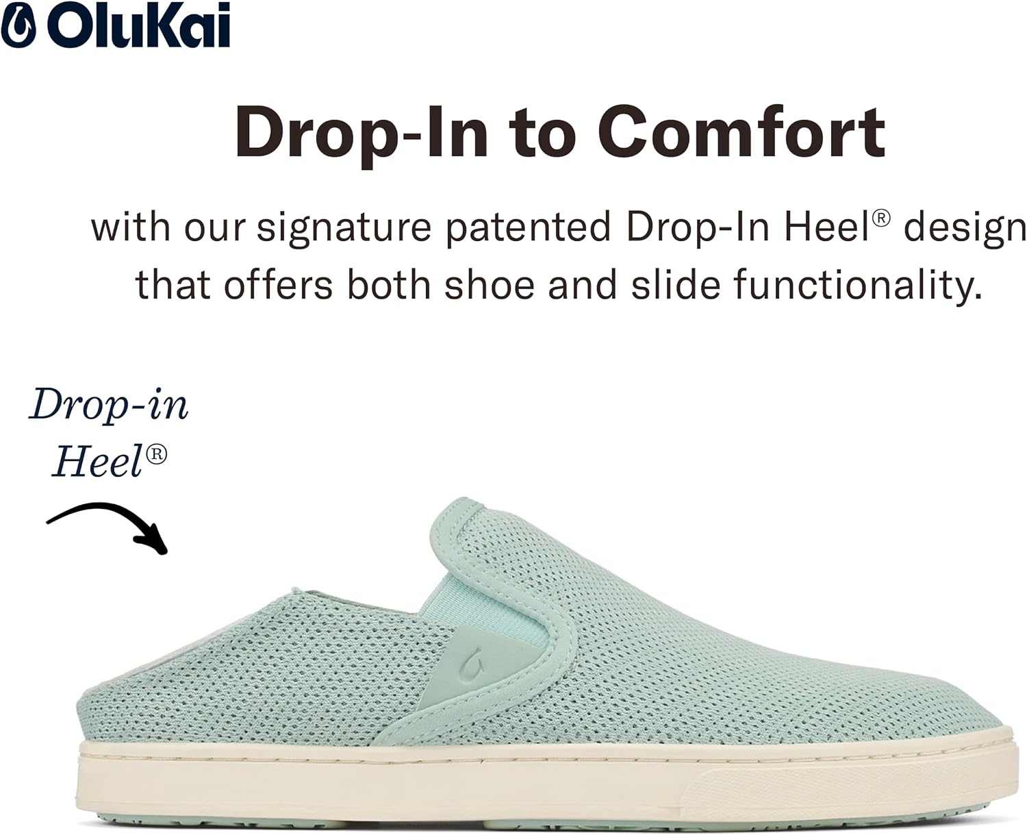 OluKai Pehuea Women's Slip On Sneakers, Casual Everyday Shoes