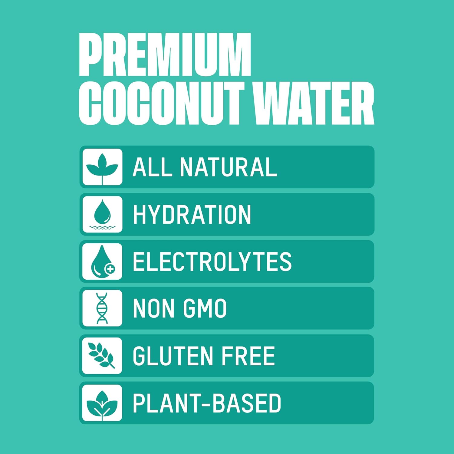 Once Upon a Coconut Premium Coconut Water - Low Calorie All-Natural Drink with Electrolytes - Non-GMO - Gluten-Free - 10.8 Fl Oz (Pack of 12)
