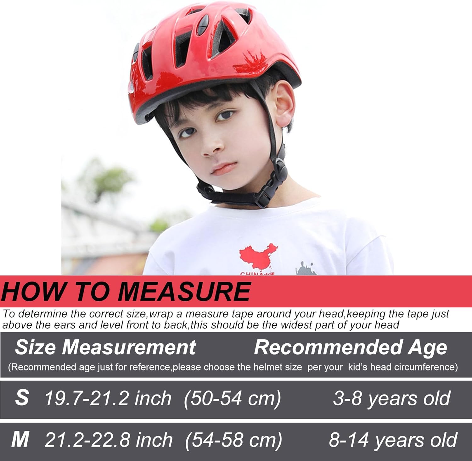 Kids Bike Helmet,2 Sizes for Youth Child Girls & Boys