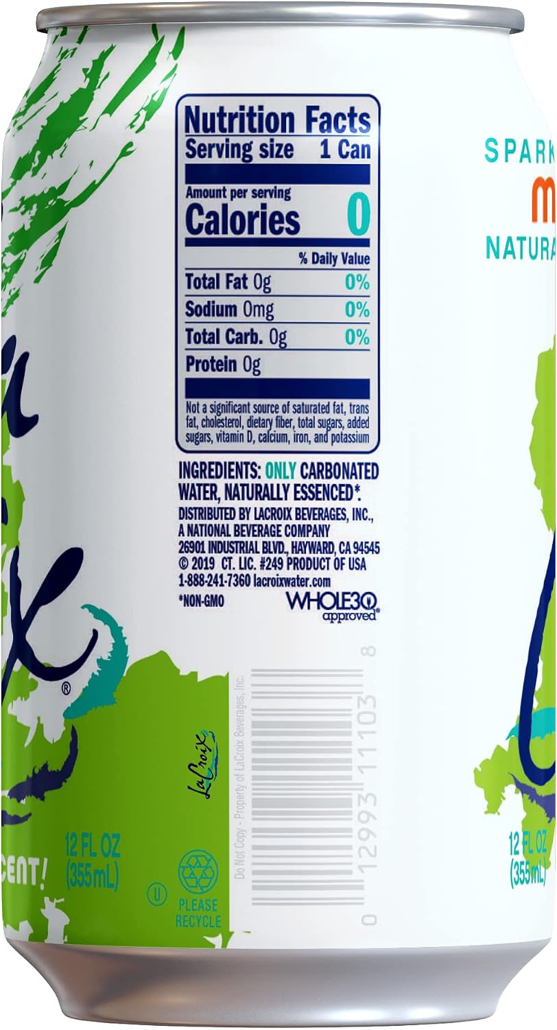 LaCroix Sparkling Water | Pineapple Coconut Flavor | 12-Pack | Naturally Essenced, Zero Calorie, Sodium Free | 12 Fl Oz Cans
