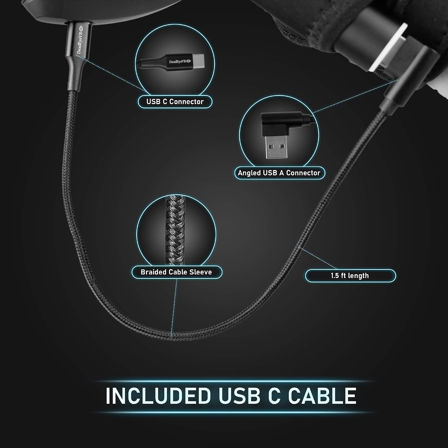 DeadEyeVR Valve Index Wrist Mounted Battery Kit - Accessory That Charges Your Controllers While Playing [video game]