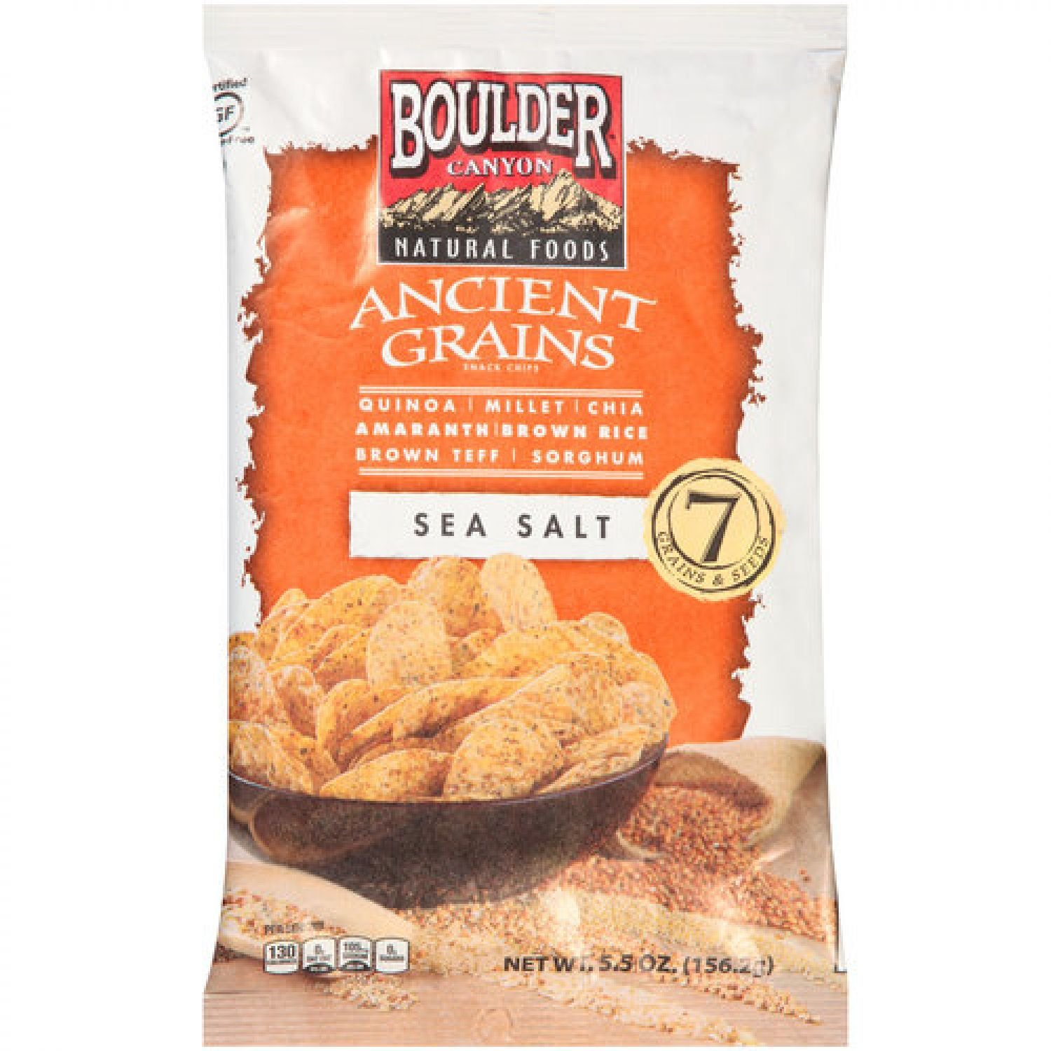 Boulder Canyon Avocado Oil Sea Salt Potato Chips 6 Count, 1.25 OZ
