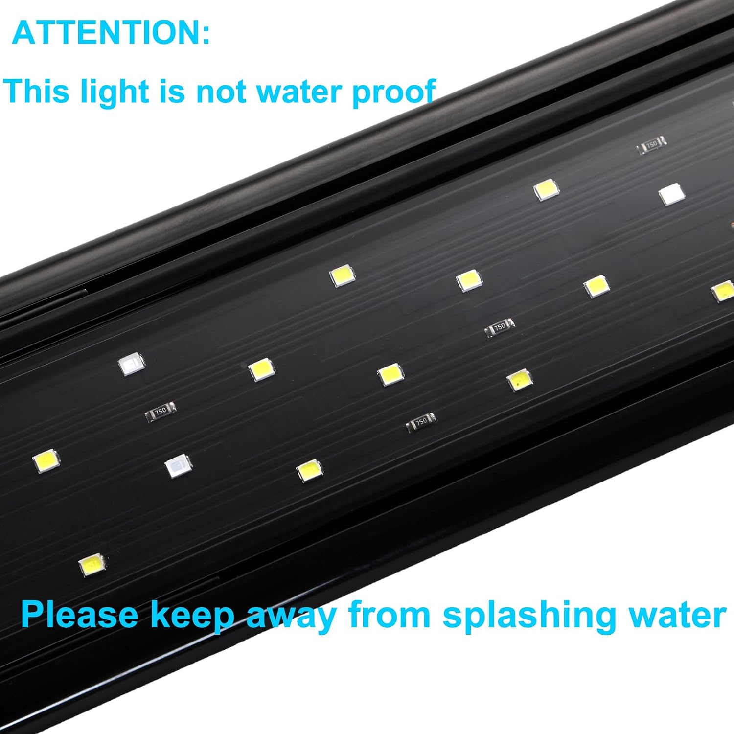 AQUANEAT LED Aquarium Light Full Spectrum 12 Inch Fish Tank Light Fresh Water