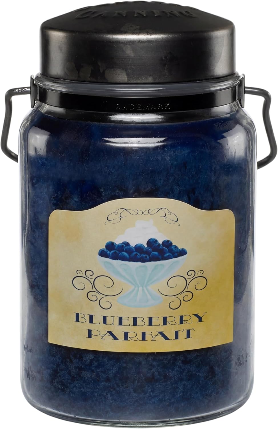 McCall’s Candles | Hot Buttered Rum | 26 oz Scented Candle | USA-Poured | Vintage Rustic Jar with Carrying Handle | Warm Buttery Spiced Rum Fragrance